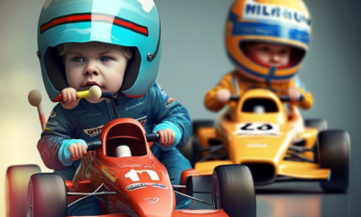 Babys Racing Go Carts